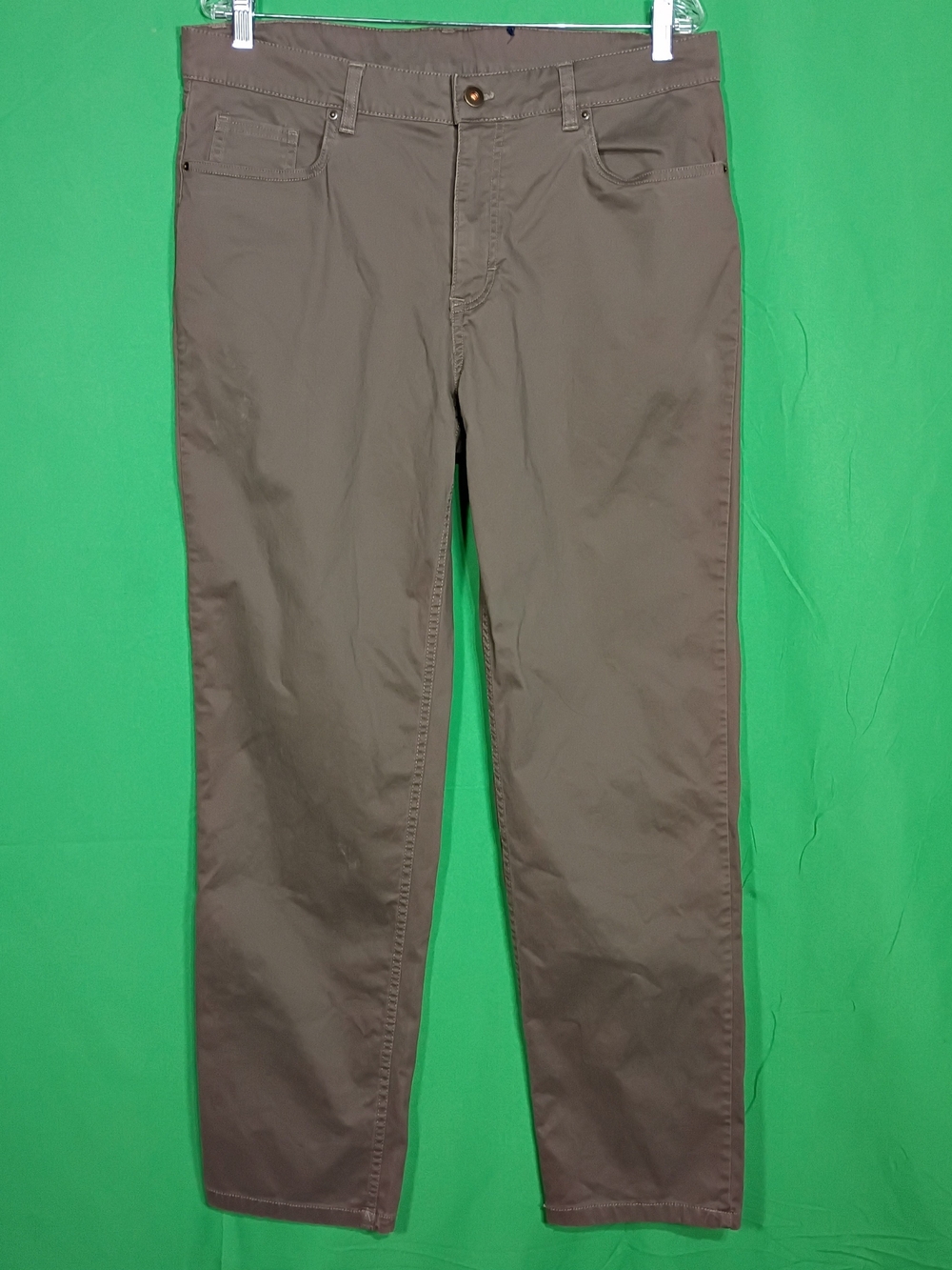 George Men's Chinos in Olive Brown